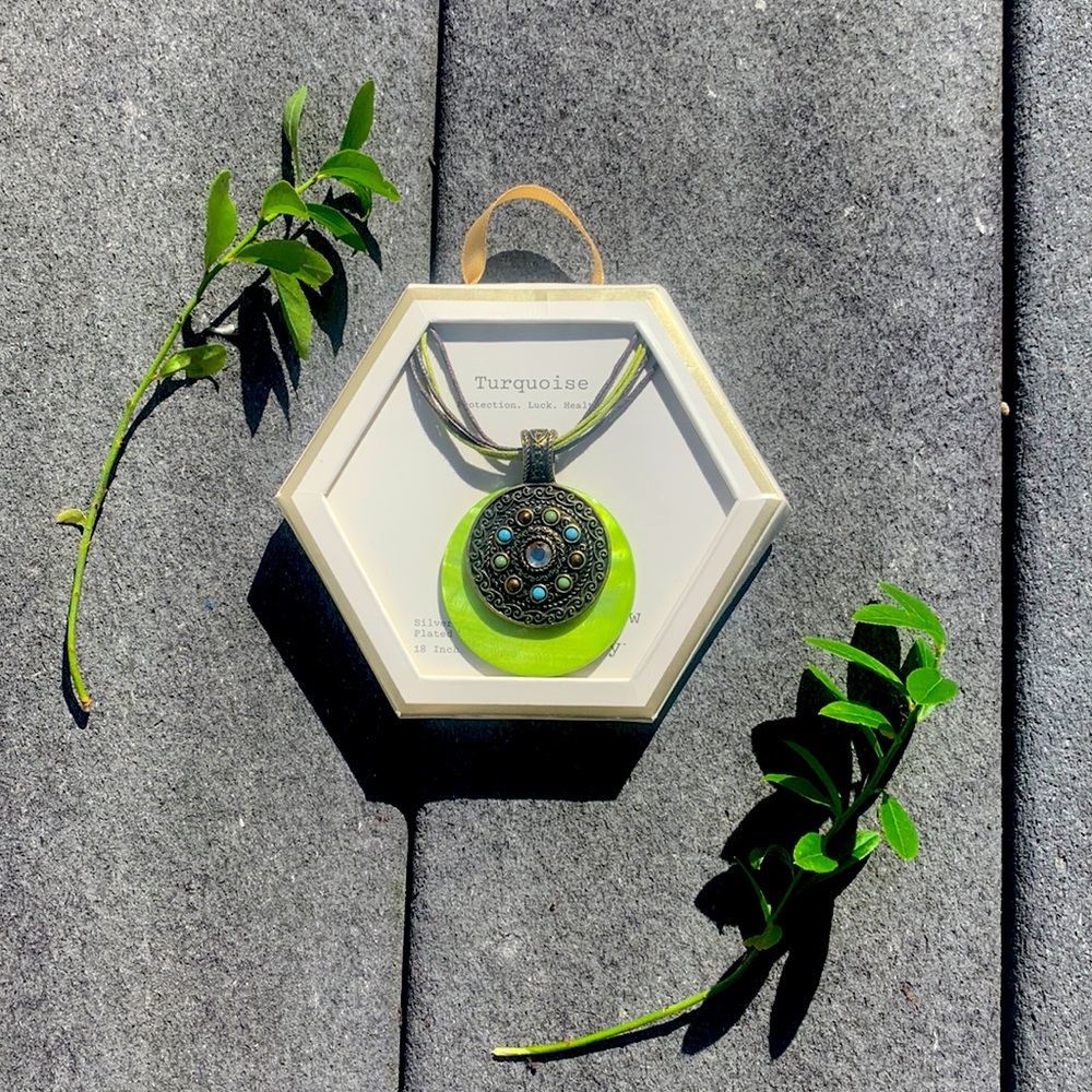 🍃 Lia Sophia Green Bohemian Necklace 🍃